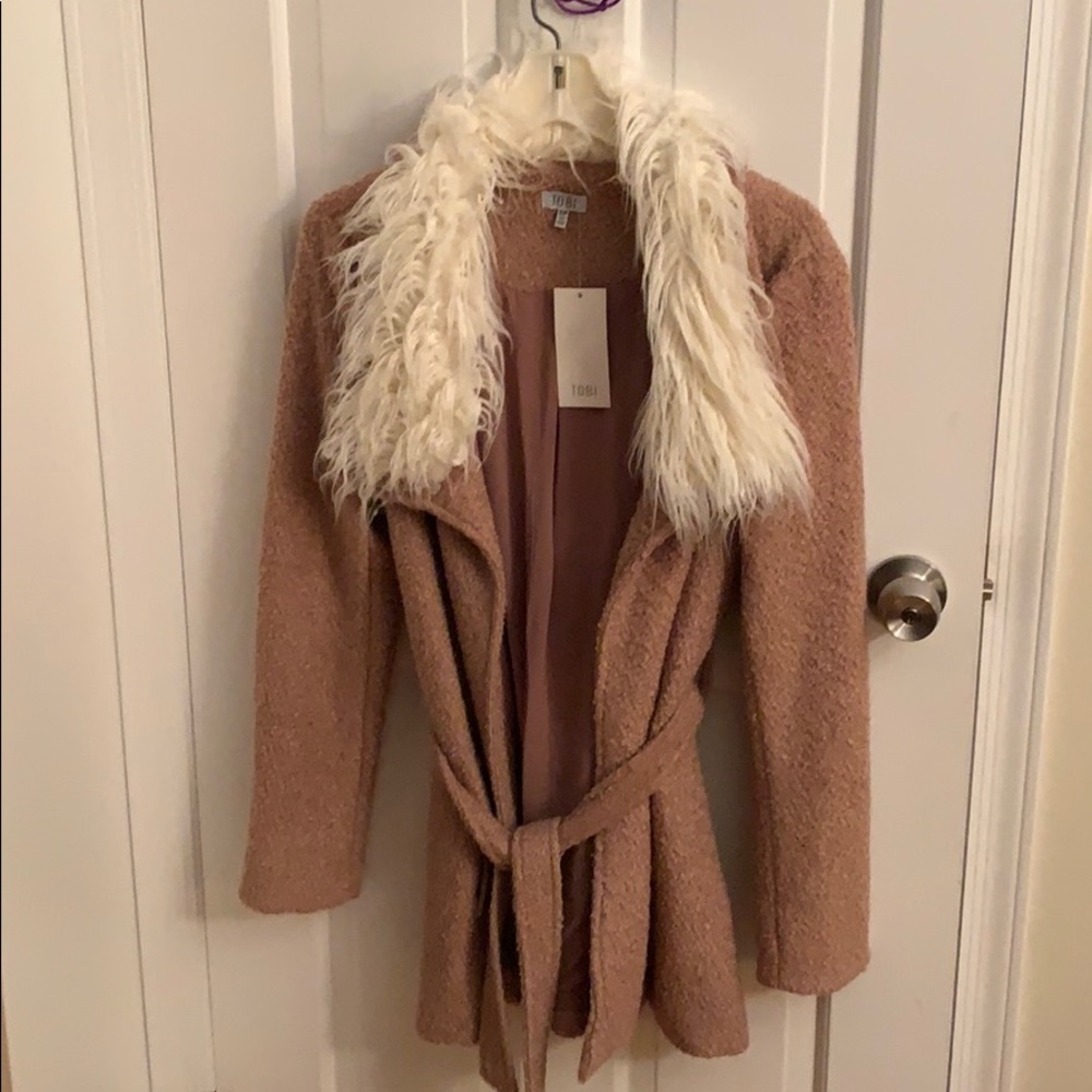 Tobi | Fur Collar Coat | S